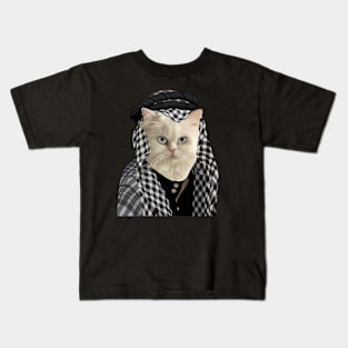 Cute cat with arabian style Kids T-Shirt